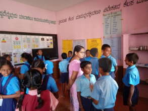Carousel activity in action in a classroom