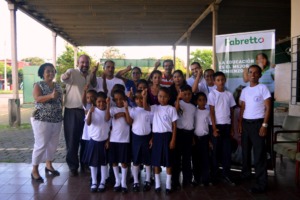 Pascual, his students, Kevin, and Fabretto Staff