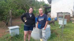 Natalie and Mr. Jose, the beneficiary!
