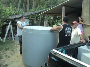 Delivering a biodigester
