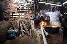 Inside a quilombola house