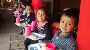 Snack time at Los Patojos