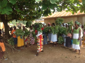 OFSP vines distributed to Beposo women