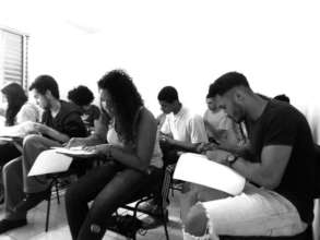 Youths in a classroom