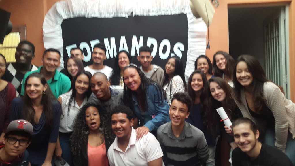 A HAPPY GROUP OF STUDENTS ON DIPLOMA DAY (11/11/20