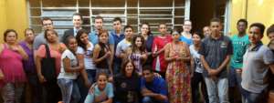 OUR FIRST GROUP OF STUDENTS AFTER THE MOVE