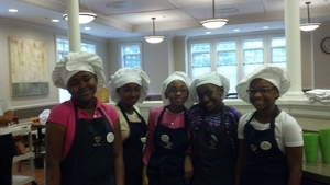 Dixon students are excited to start cooking!