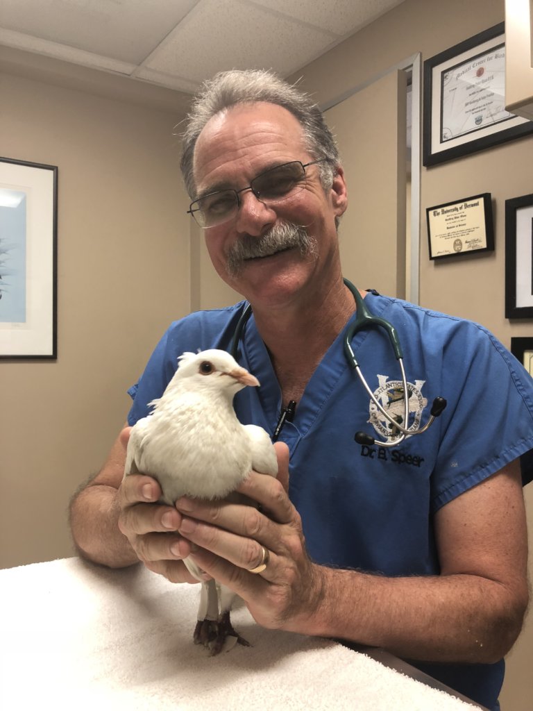 Doc & Dr. Speer of Medical Center for Birds