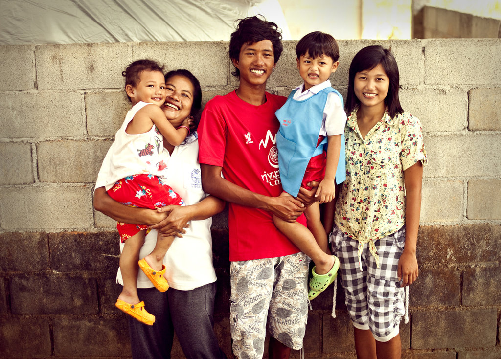 A Step Ahead supported widow and her family.