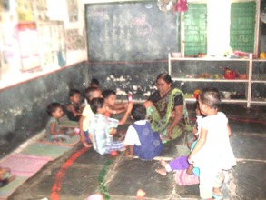 The child care helper grooming the next generation