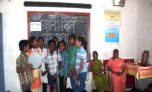 Mangala & children - out of school learning centre
