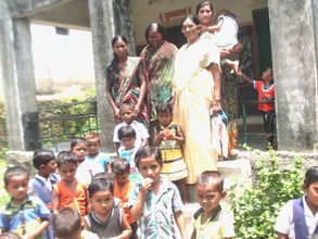Villagers now entrusting their children with Baby.