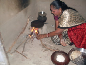 Cooking for the family after a tiring & hectic day