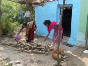 Daughters who study also help in household chores