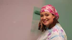 Staff Member Shana loves to paint!!