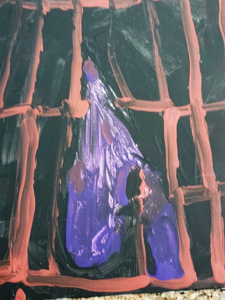 caged