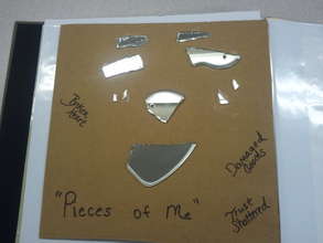 broken pieces