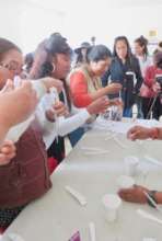 Testing their own family's water