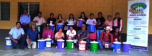 Clay pot water filters for pharmacies in Honduras.