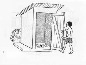 Use a latrine to keep the environment clean