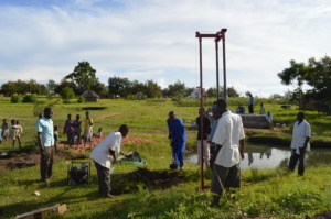 Fish Pond with Water from the well