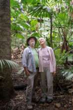 Barbara and Allen Sheather in the Rainforest