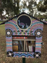 'Little Library', painted by Jardi Welch