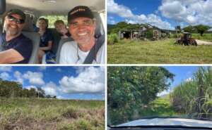 Property visit, Oxbow landscape & former cane land
