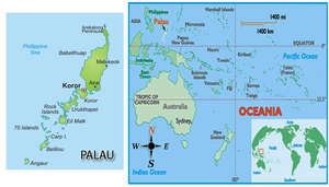 Map of Palau