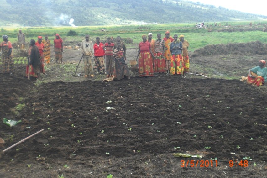 Training farm for 2046 poor farmers in BURUNDI