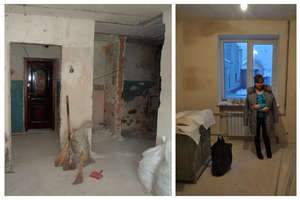 Nina's apartment before renovation in 2012