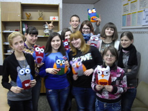 The art workshop in Bila Tserkva, 12 February 2013
