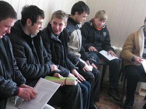 Children at the educational session