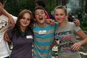 Young care leavers are enjoying summer camp 2012
