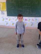 Boyaci Village School kid got his new sneakers