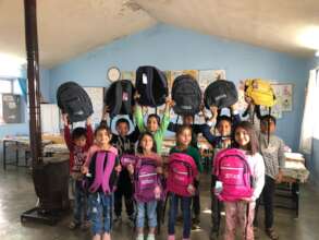 BTF Backpacks4Kids with school supplies inside