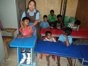 Child in the school