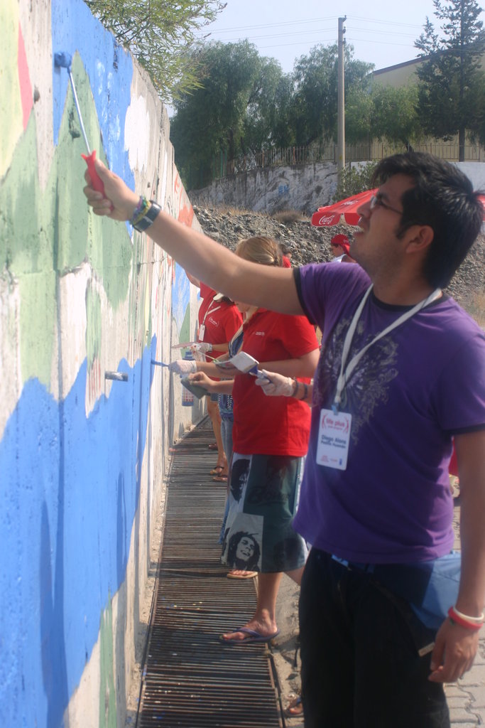 Painting the town and building awareness!!