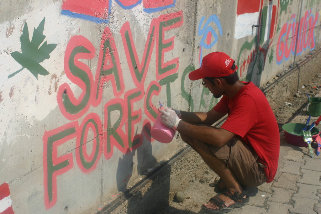 Painting the town and building awareness!!