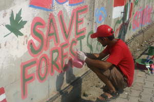 Painting the town and building awareness!!