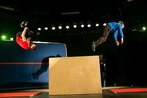 Impressive acrobatics