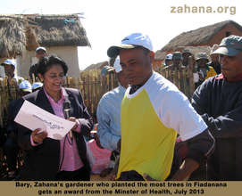 Bary planted over 800 trees so far!