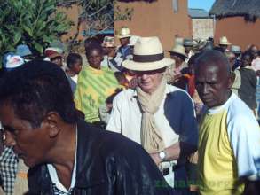 Dadaleva at the opening of the health center
