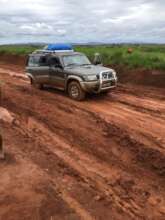 Navigating roads in the rainy season