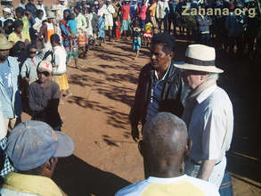 Checking out the site of the future Health Center