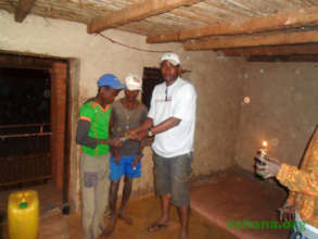 Getting ready for the highschool exam in town