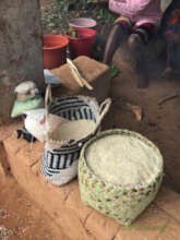 Rice for the special school lunch