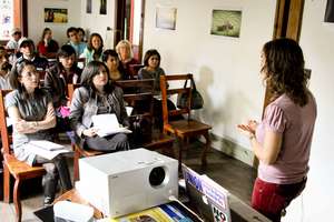 Hannah Hafter at Migration Resources Conference