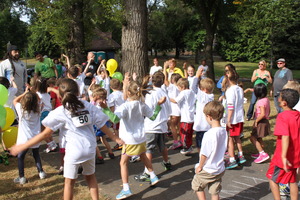 1/2 Mile Kids Run - Getting Warmed Up