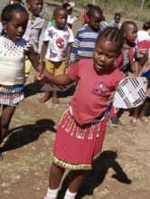 Asiphile Singing and Dancing on Cultural Day